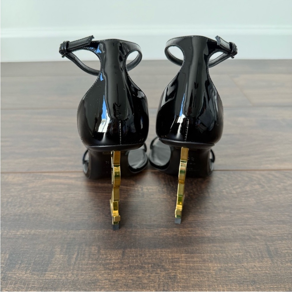 Saint Laurent Opyum YSL Logo Heel Sandals - Picture 6 of 14